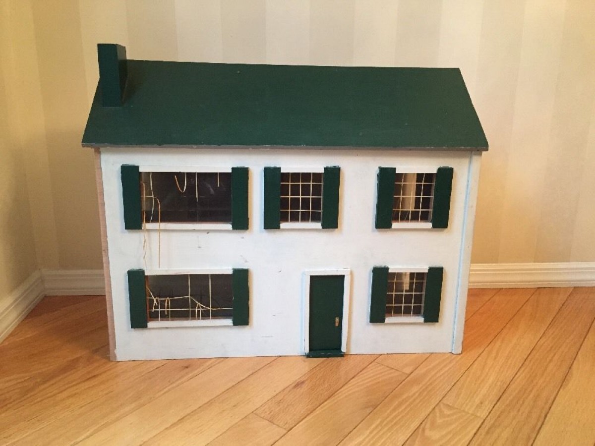 Antique 1890 dollhouse  Doll houses for sale, Wooden dolls house  furniture, Doll house